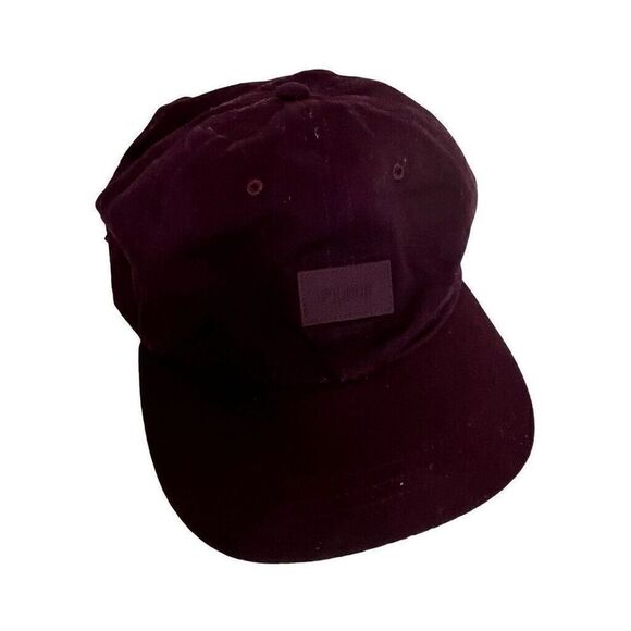 Pink Victoria's Secret Women’s Maroon Baseball Hat Strap Back Cap Hat One Size - Picture 1 of 3